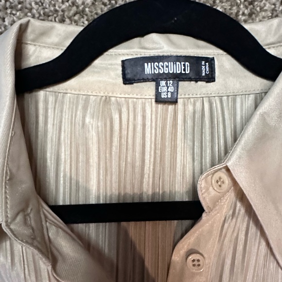 MISSGUIDED Long Button Down Blouse - Picture 9 of 9